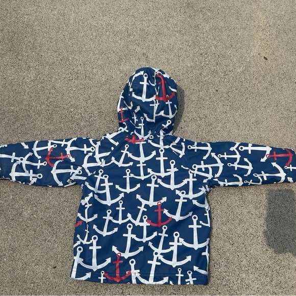 🍭Hatley rain jacket Baby Anchors 18 To 24 Months Toddler C2-006 - Picture 2 of 6